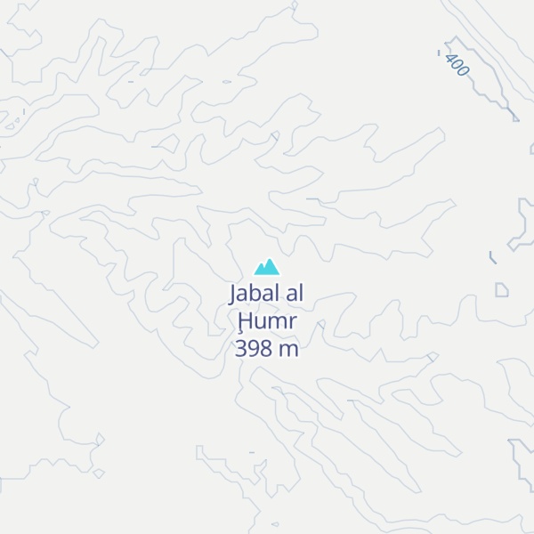 Map of Jabal al Ḩumr