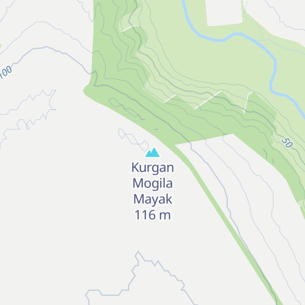 Map of Kurgan Mogila Mayak