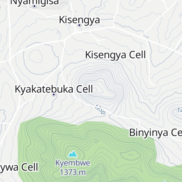Map of Nyakarunya
