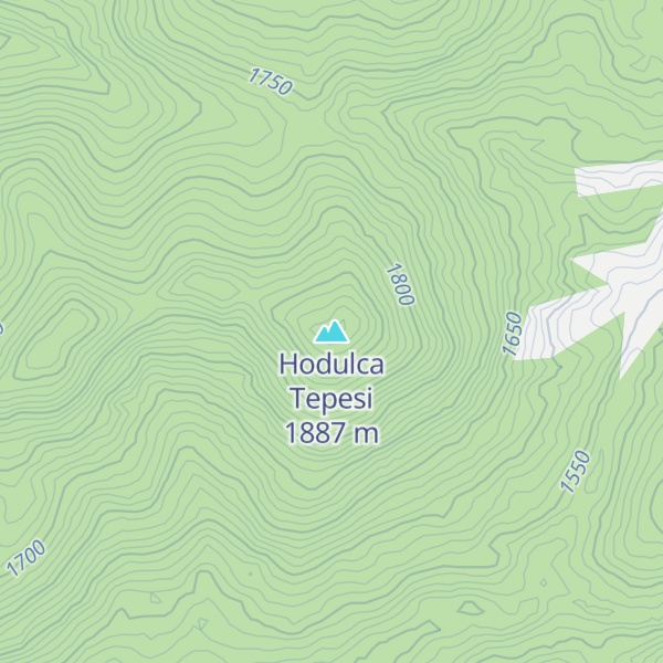 Map of Hodulca Tepesi