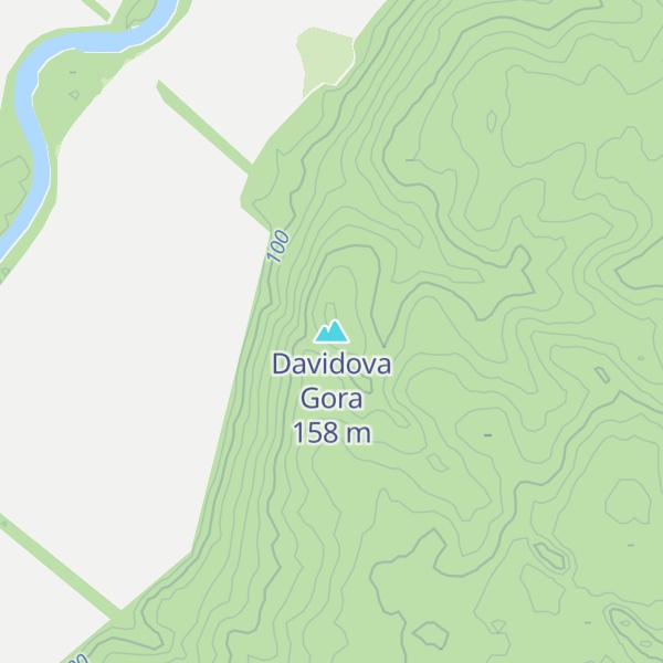 Map of Davidova Gora