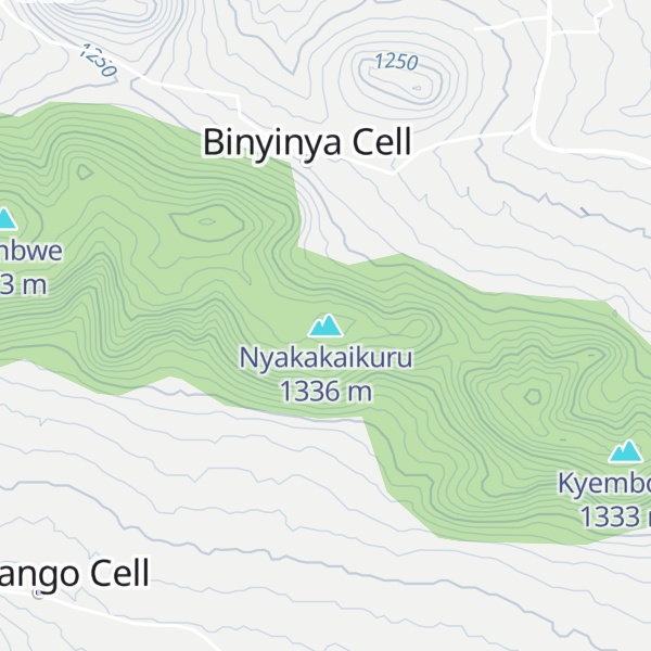 Map of Nyakakaikuru
