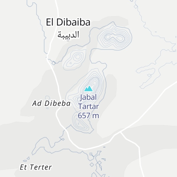 Map of Jabal Tartar
