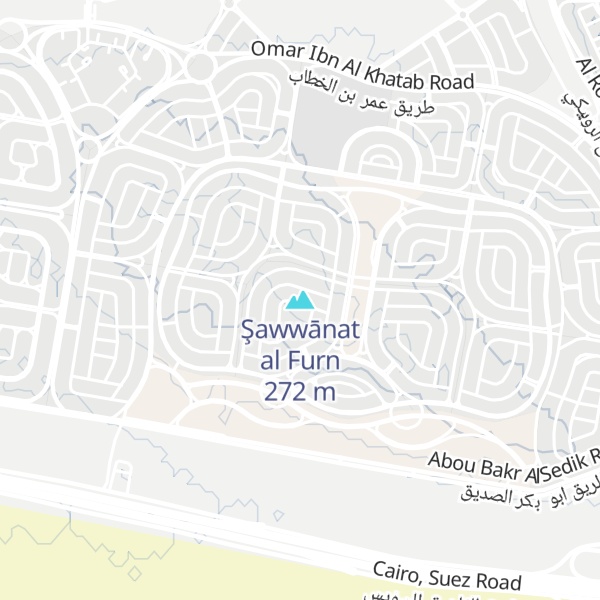 Map of Şawwānat al Furn