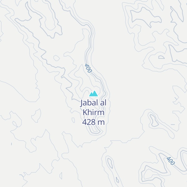 Map of Jabal al Khirm
