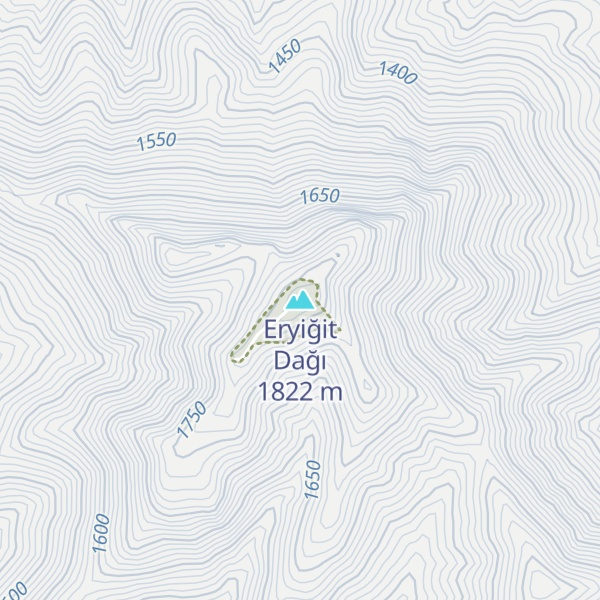 Map of Eryiğit Dağı