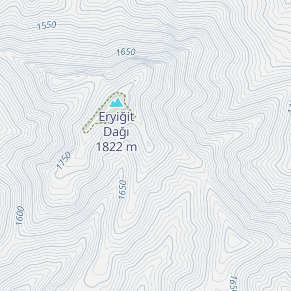 Map of Sivrihisar Dağlari