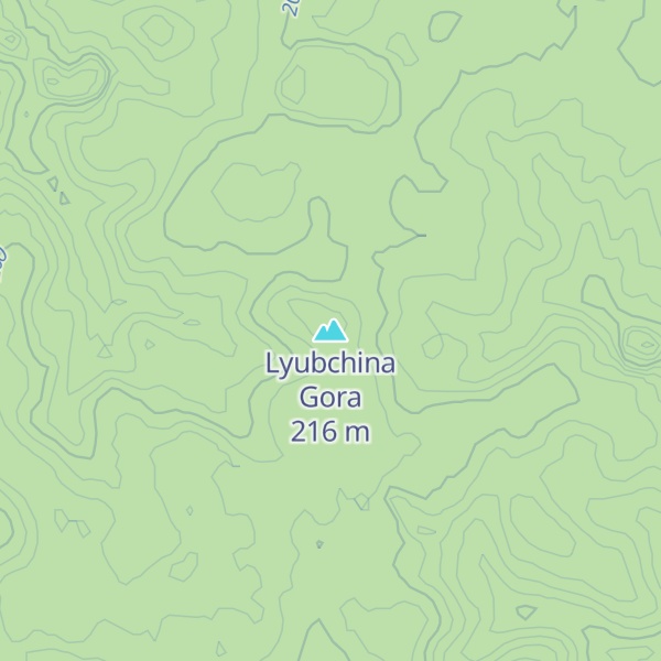 Map of Lyubchina Gora