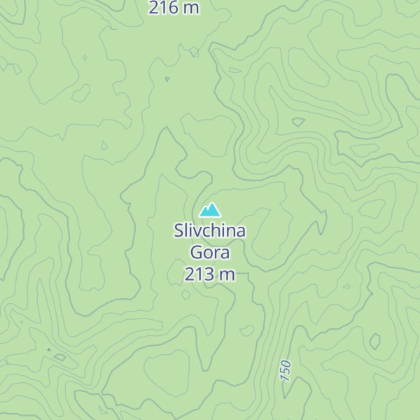 Map of Slivchina Gora