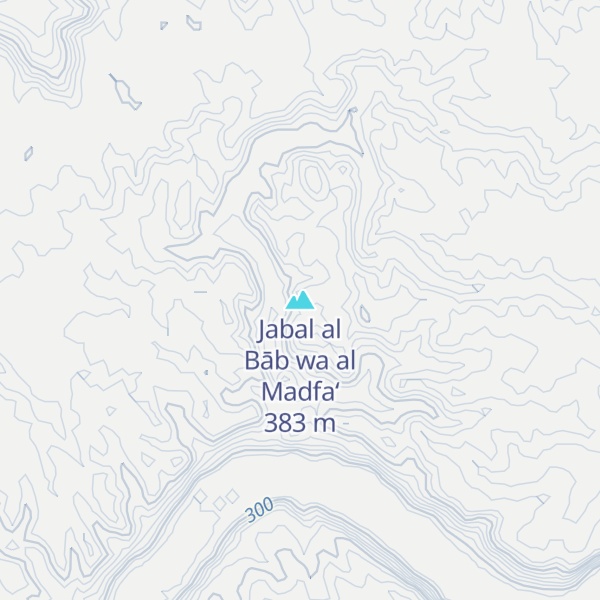 Map of Jabal al Bāb wa al Madfa‘