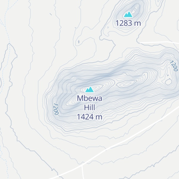 Map of Mbewa Hill