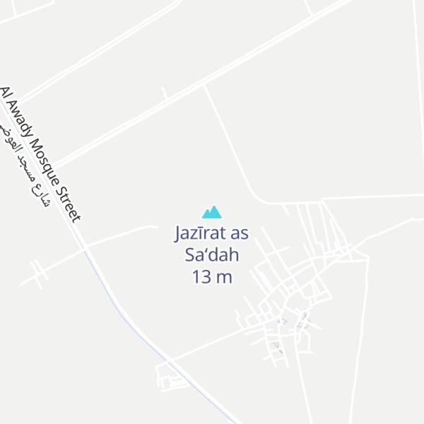 Map of Jazīrat as Sa‘dah
