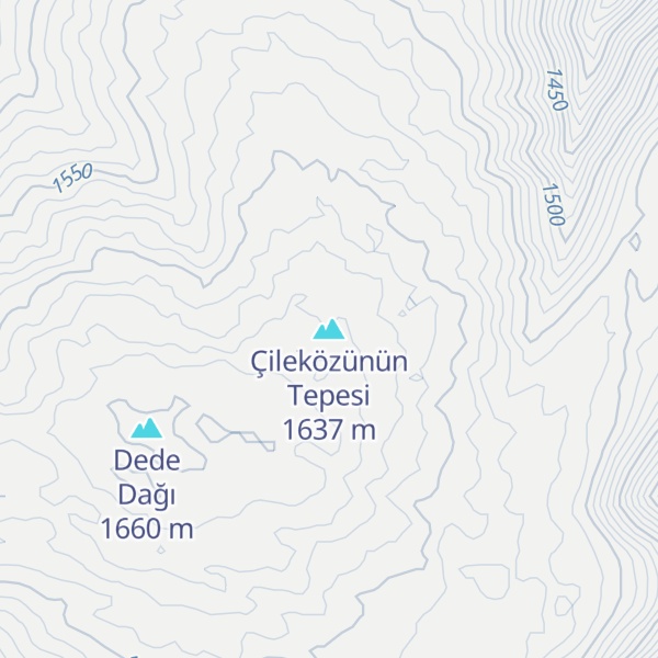 Map of Çileközünün Tepesi