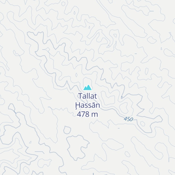 Map of Tallat Ḩassān