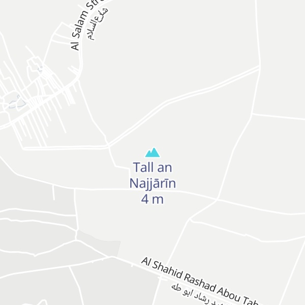 Map of Tall an Najjārīn