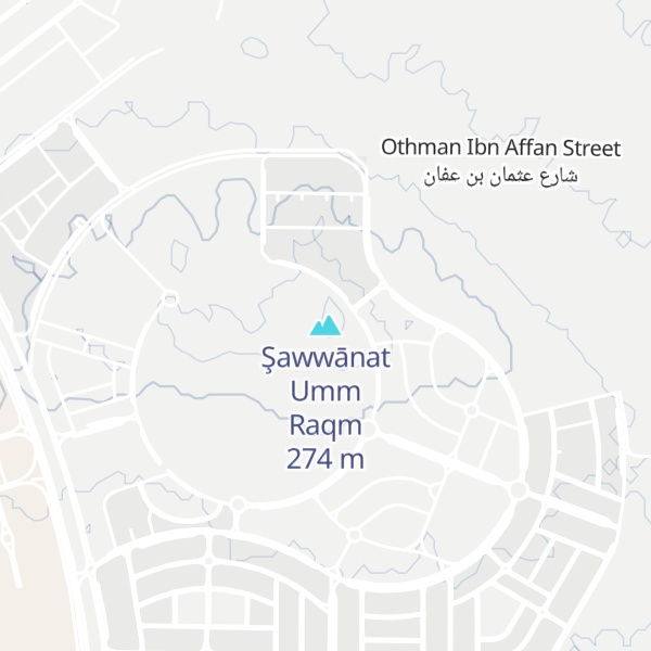 Map of Şawwānat Umm Raqm