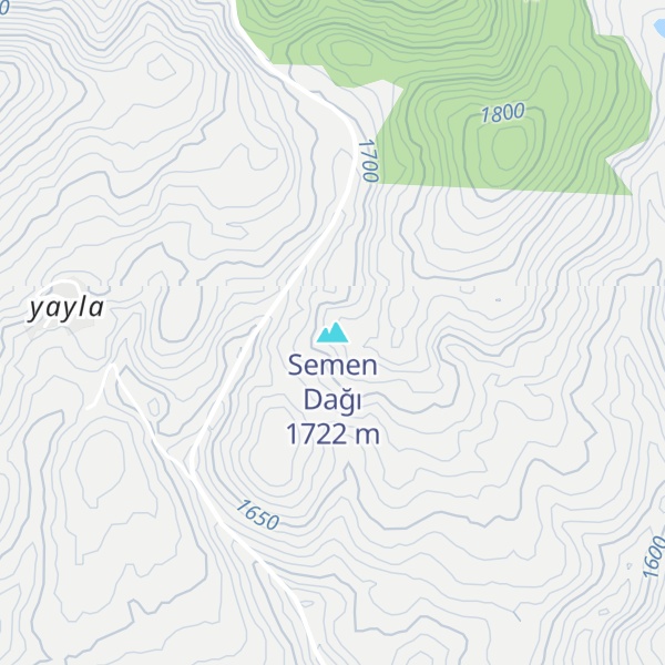 Map of Semen Dağı