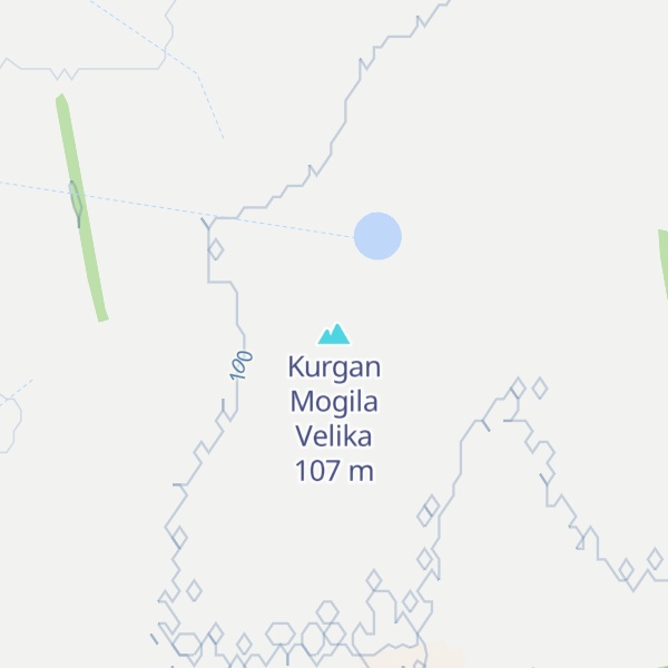 Map of Kurgan Mogila Velika