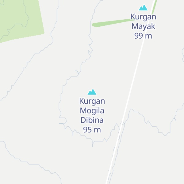 Map of Kurgan Mogila Dibina