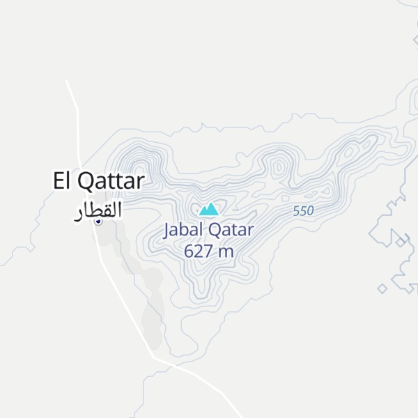 Map of Jabal Qatar
