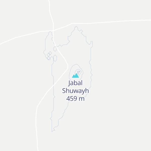 Map of Jabal Shuwayh