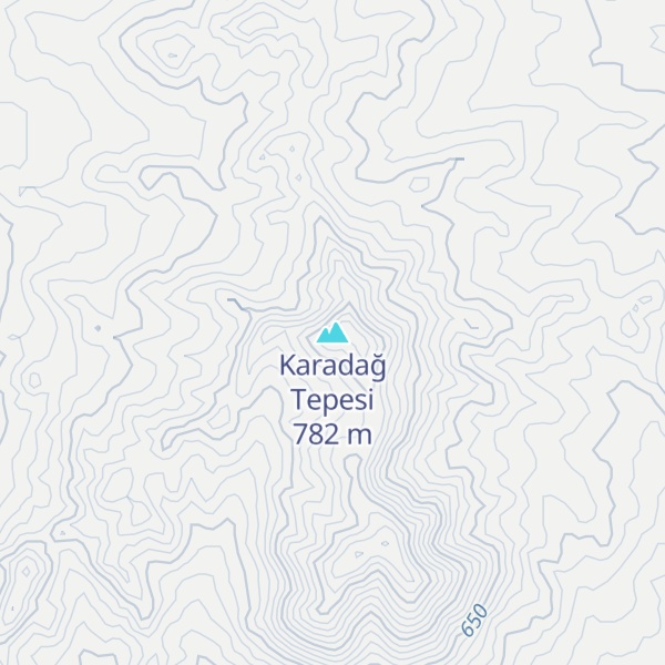 Map of Karadağ Tepesi