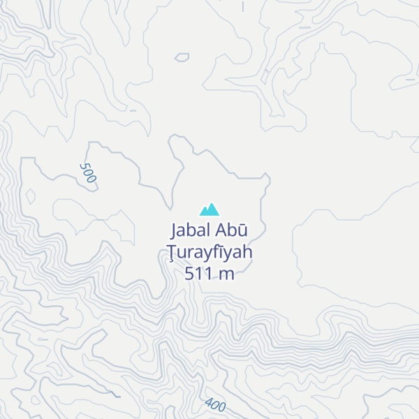 Map of Jabal Abū Ţurayfīyah