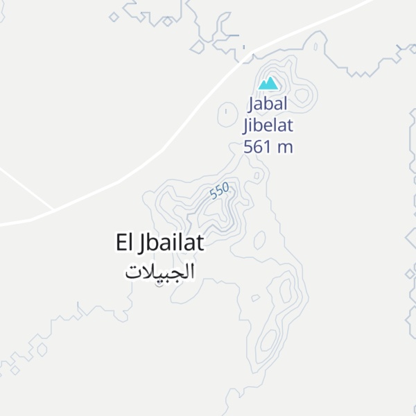 Map of Aj Jibelat