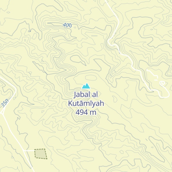 Map of Jabal al Kutāmīyah