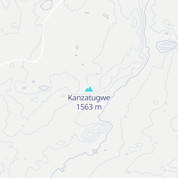 Map of Kanzatugwe