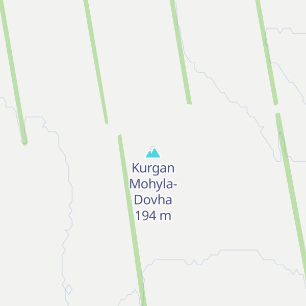 Map of Kurgan Mohyla-Dovha