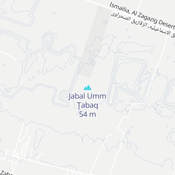 Map of Jabal Umm Ţabaq