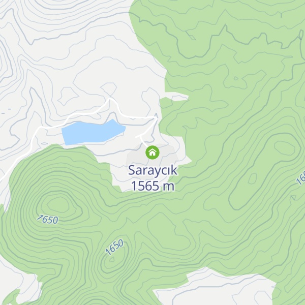 Map of Saraycık