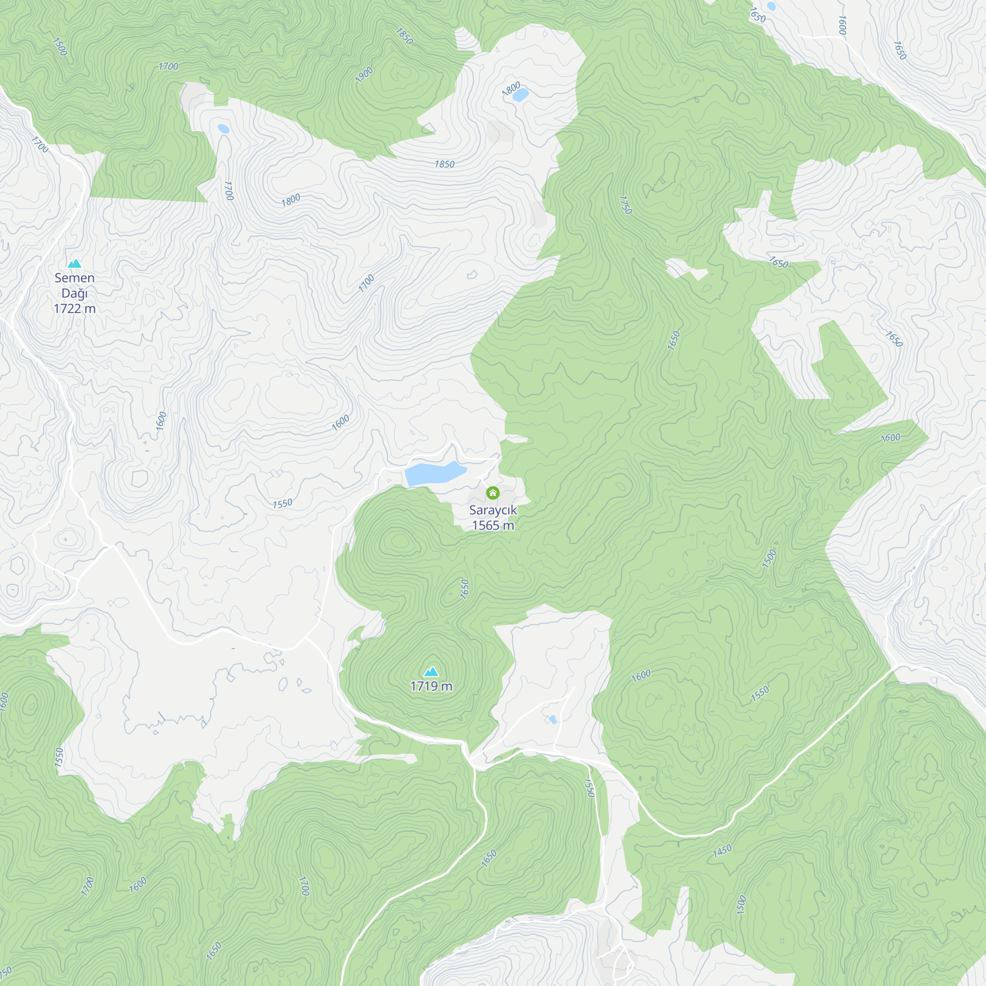 Saraycık map