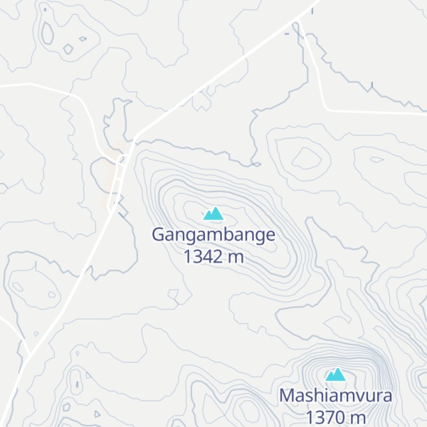 Map of Gangambange