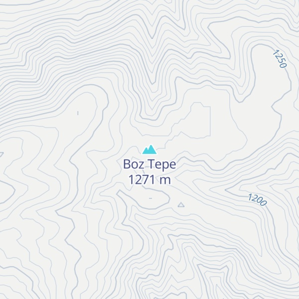 Map of Boz Tepe