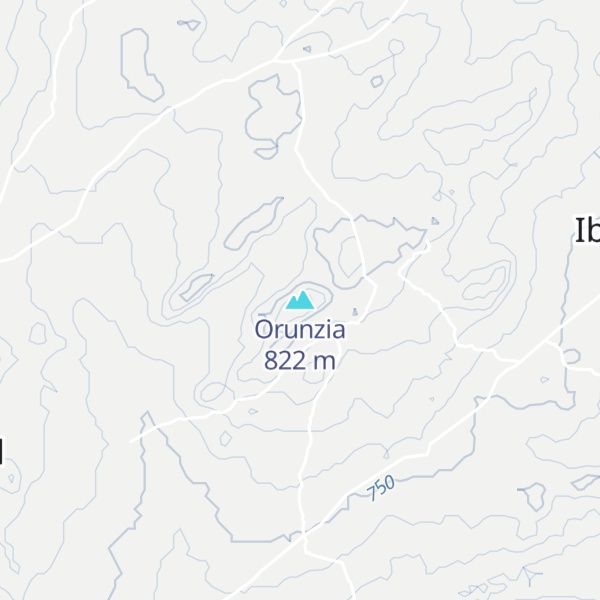Map of Orunzia