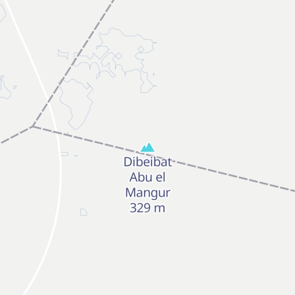 Map of Dibeibat Abu el Mangur