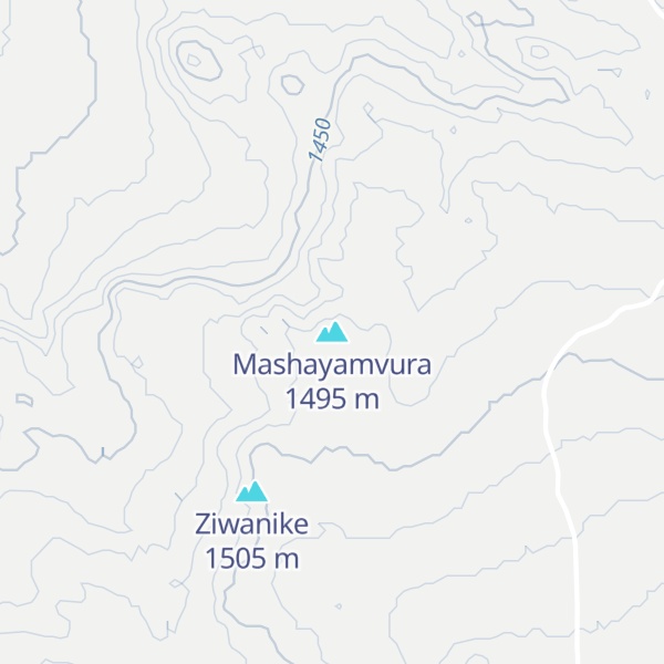Map of Mashayamvura