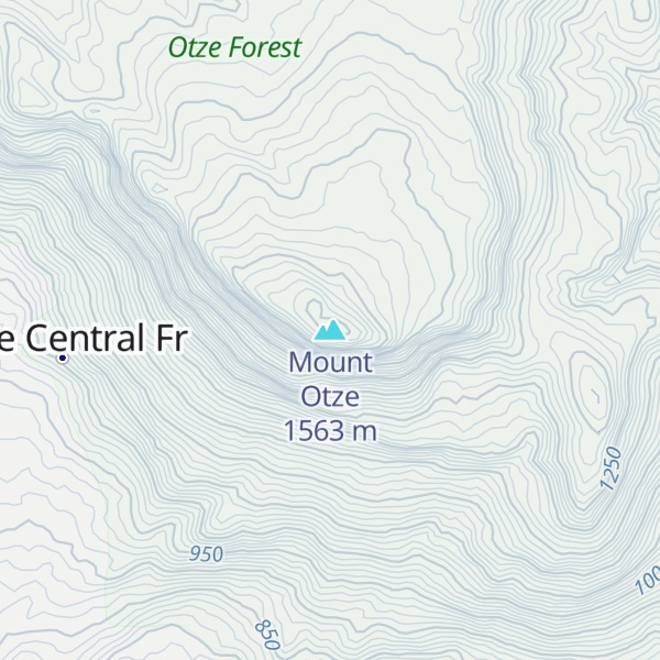 Map of Mount Otze