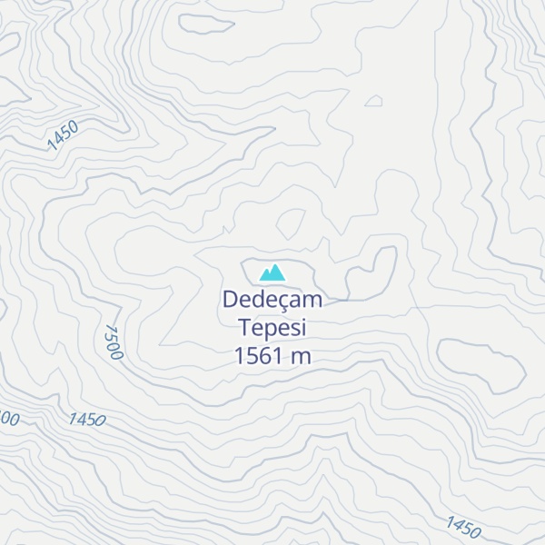 Map of Dedeçam Tepesi