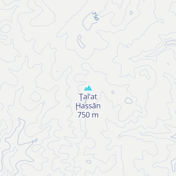 Map of Ţal‘at Ḩassān