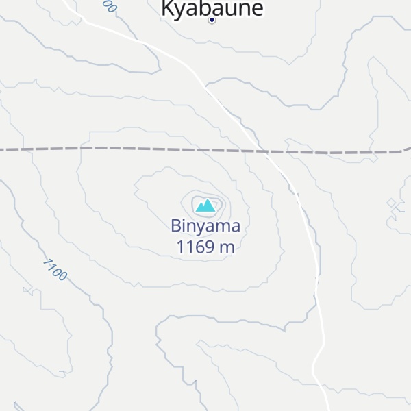Map of Binyama