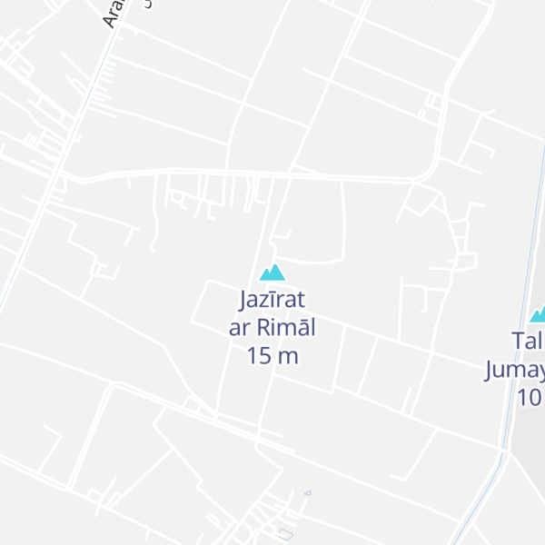 Map of Jazīrat ar Rimāl