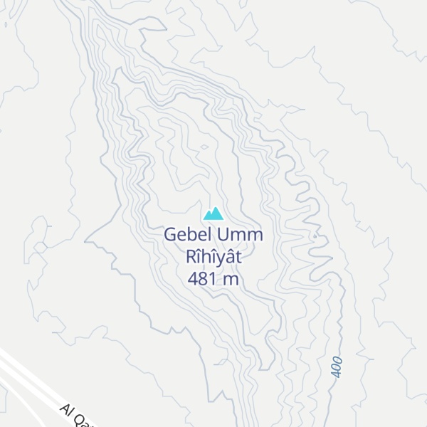 Map of Gebel Umm Rîhîyât