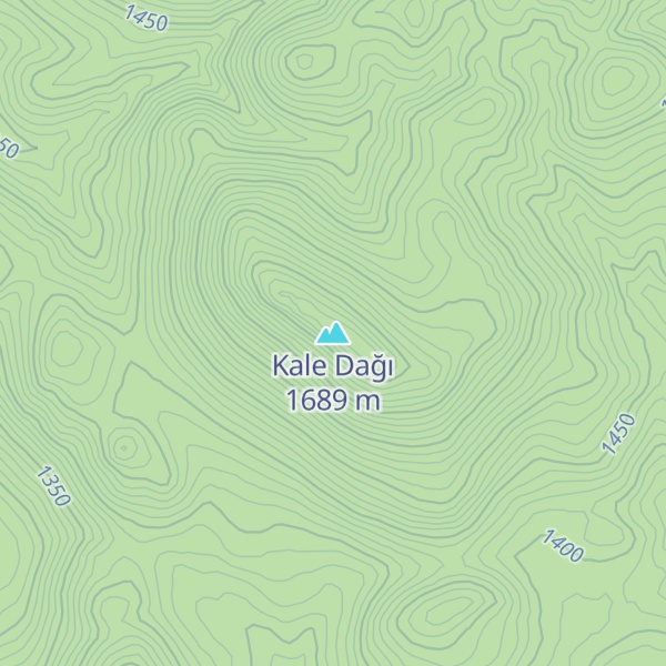 Map of Kale Dağı