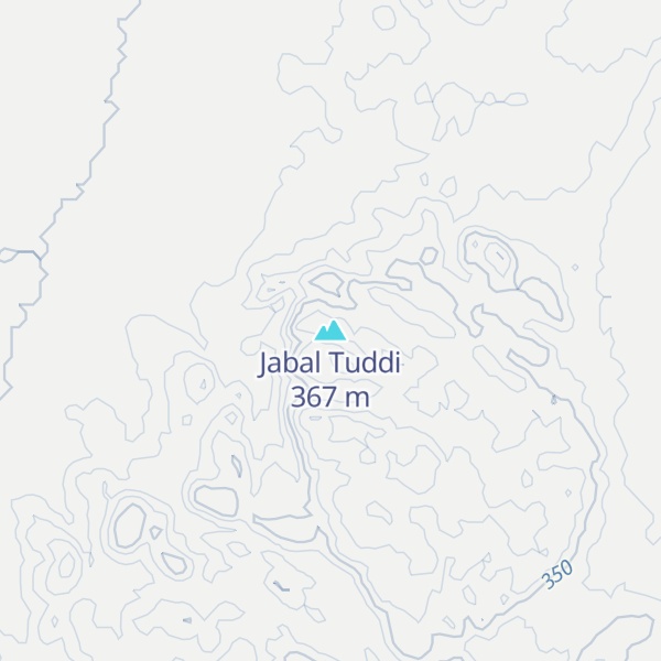 Map of Jabal Tuddi