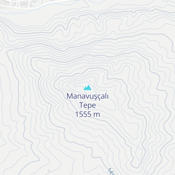 Map of Manavuşçalı Tepe
