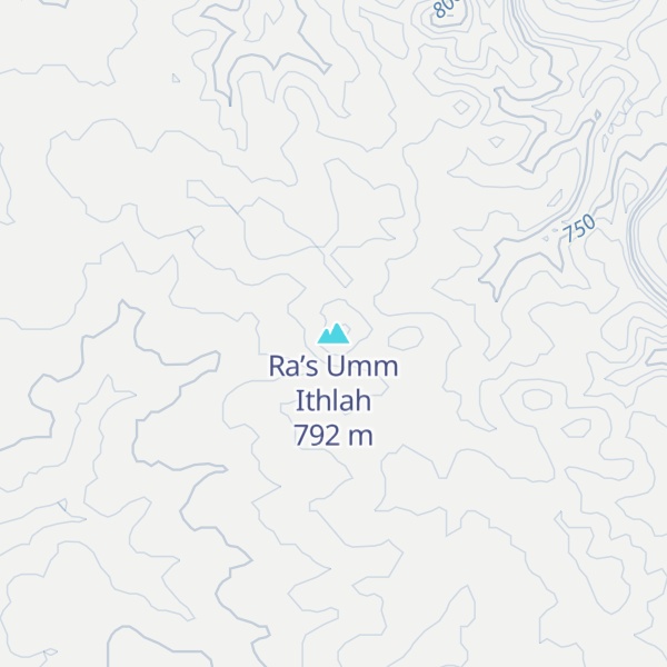 Map of Ra’s Umm Ithlah