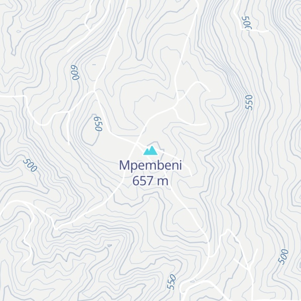 Map of Mpembeni